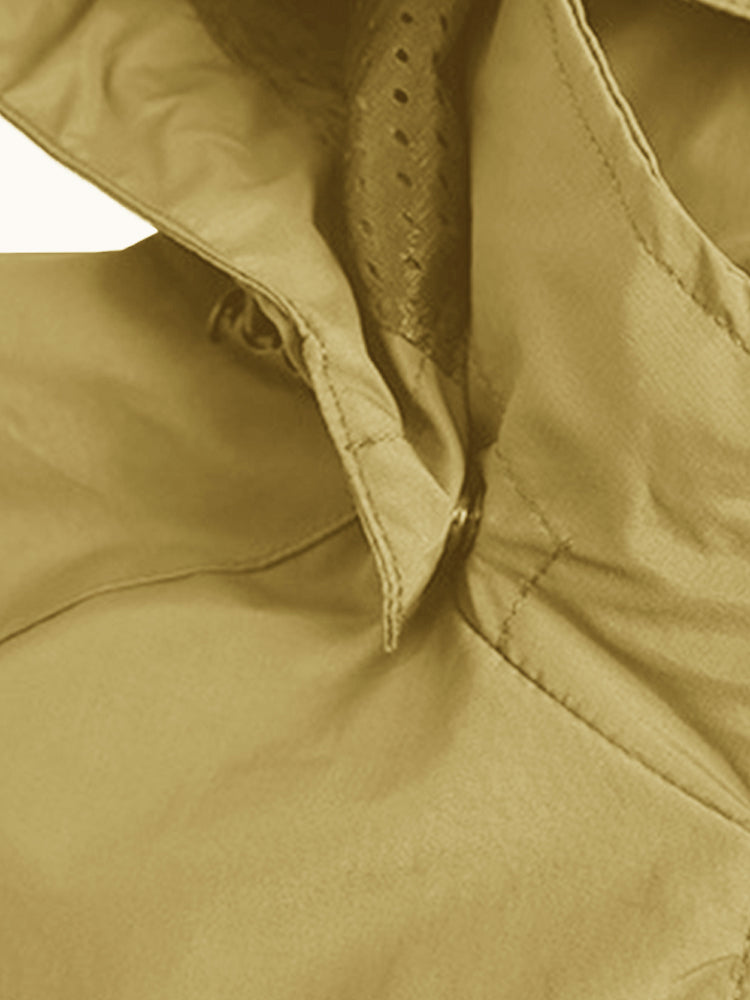 Chaqueta Informal Transpirable con Capucha para Exterior