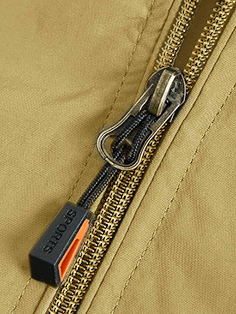 Chaqueta Informal Transpirable con Capucha para Exterior