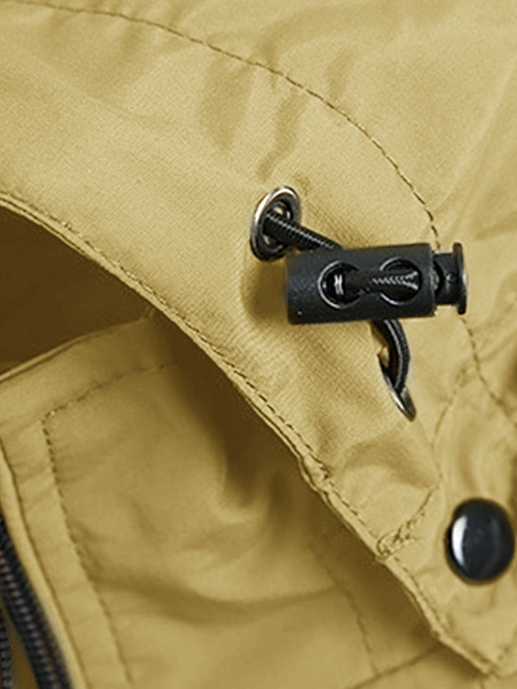 Chaqueta Informal Transpirable con Capucha para Exterior