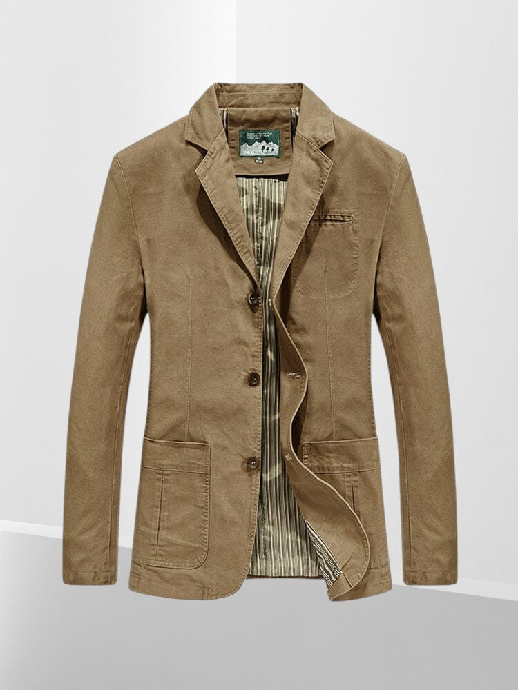 Chaqueta de Traje de Alto Rendimiento 100% Algodón
