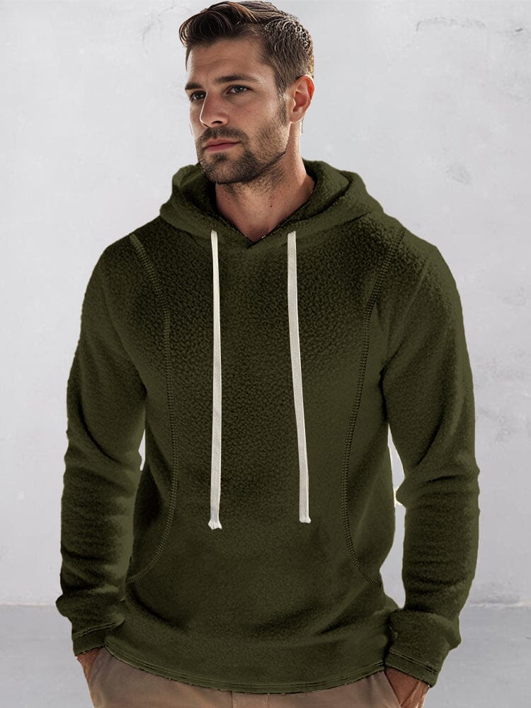 Sudadera con capucha de forro polar cálida y cómoda