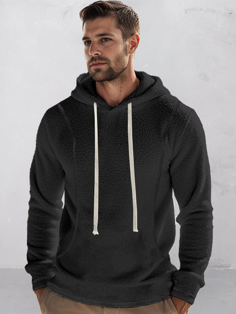 Sudadera con capucha de forro polar cálida y cómoda