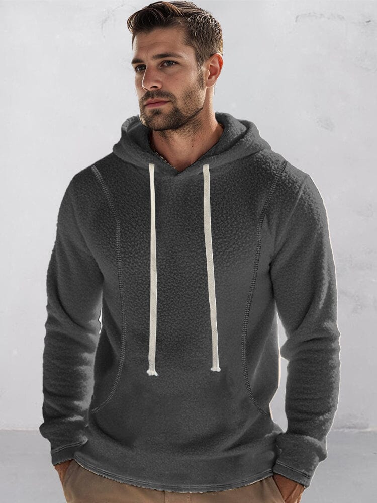 Sudadera con capucha de forro polar cálida y cómoda