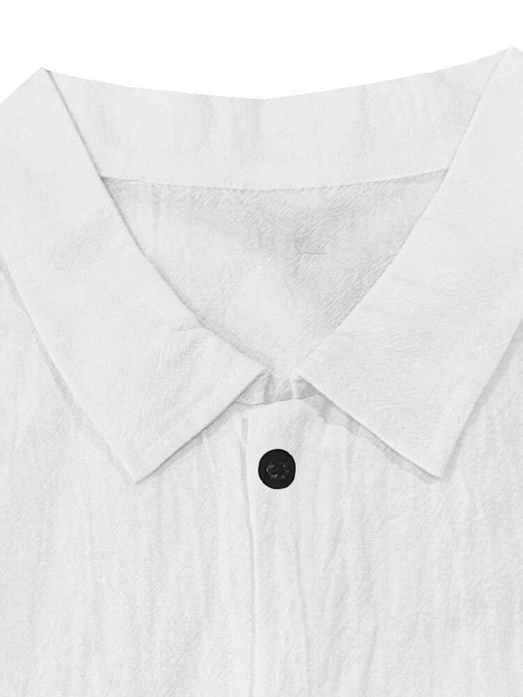 Camisa Básica de Algodón Liso Essential Basic