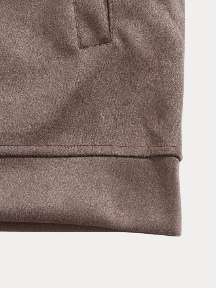 Chaqueta Clásica de Ante Cómoda