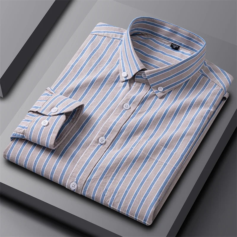 Camisa Oxford elegante para hombre