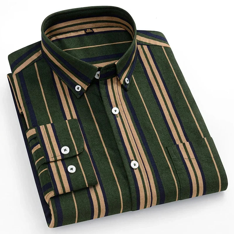 Camisa de algodón Oxford