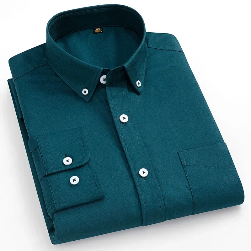 Camisa de algodón Oxford