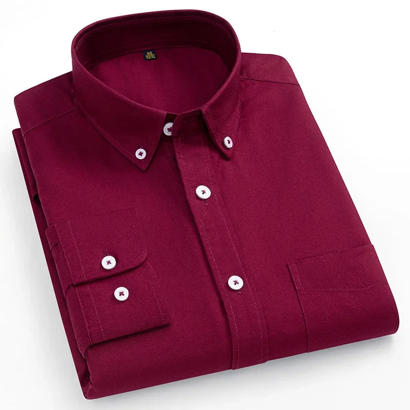 Camisa de algodón Oxford