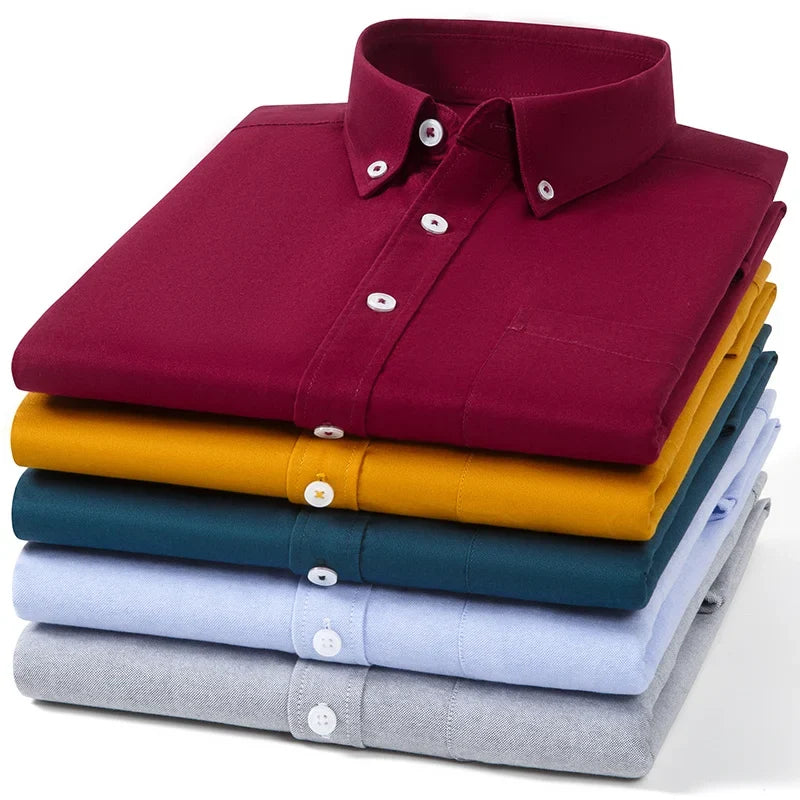 Camisa de algodón Oxford
