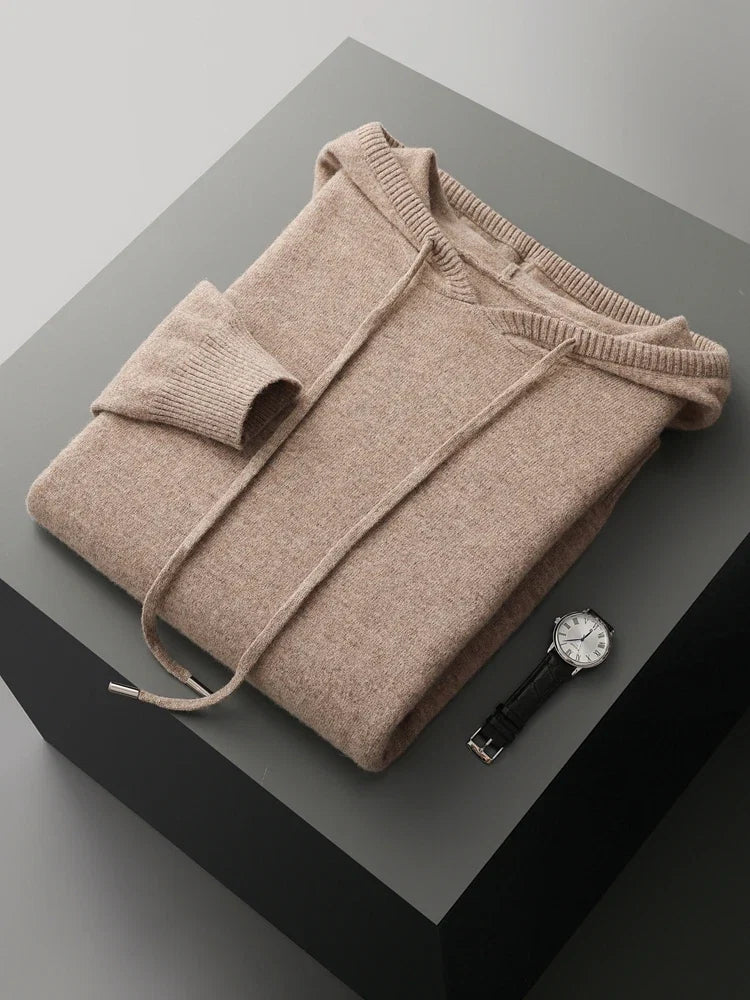 Sudadera con capucha de lana merina de Sirlus