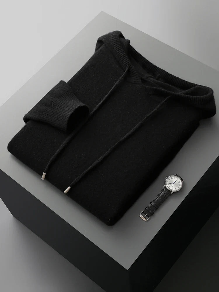 Sudadera con capucha de lana merina de Sirlus