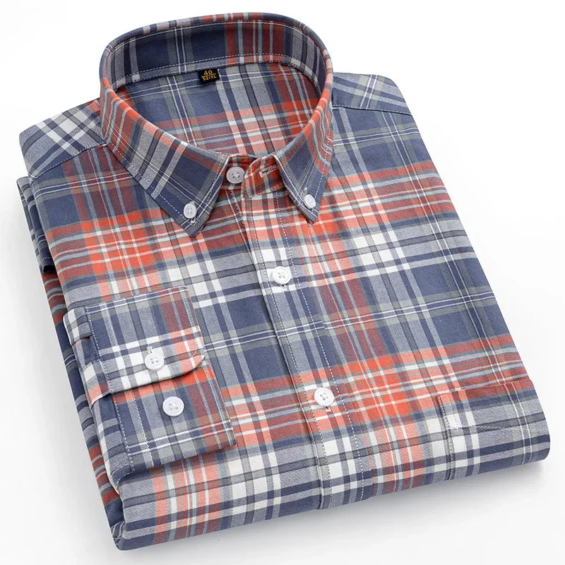 Camisa de algodón Oxford