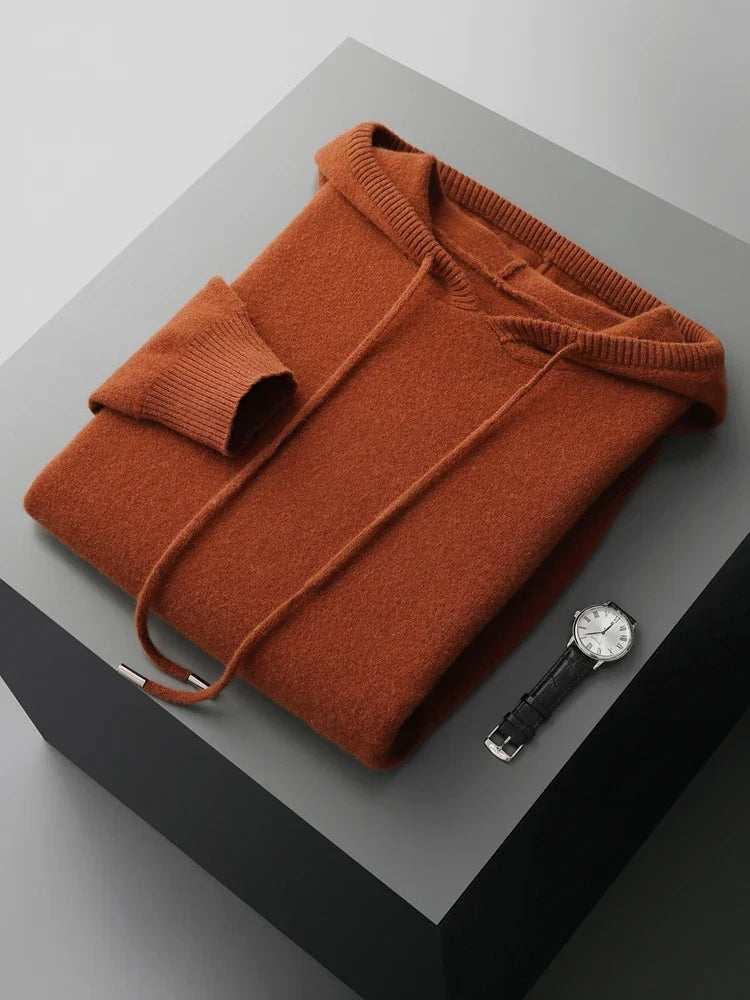 Sudadera con capucha de lana merina de Sirlus