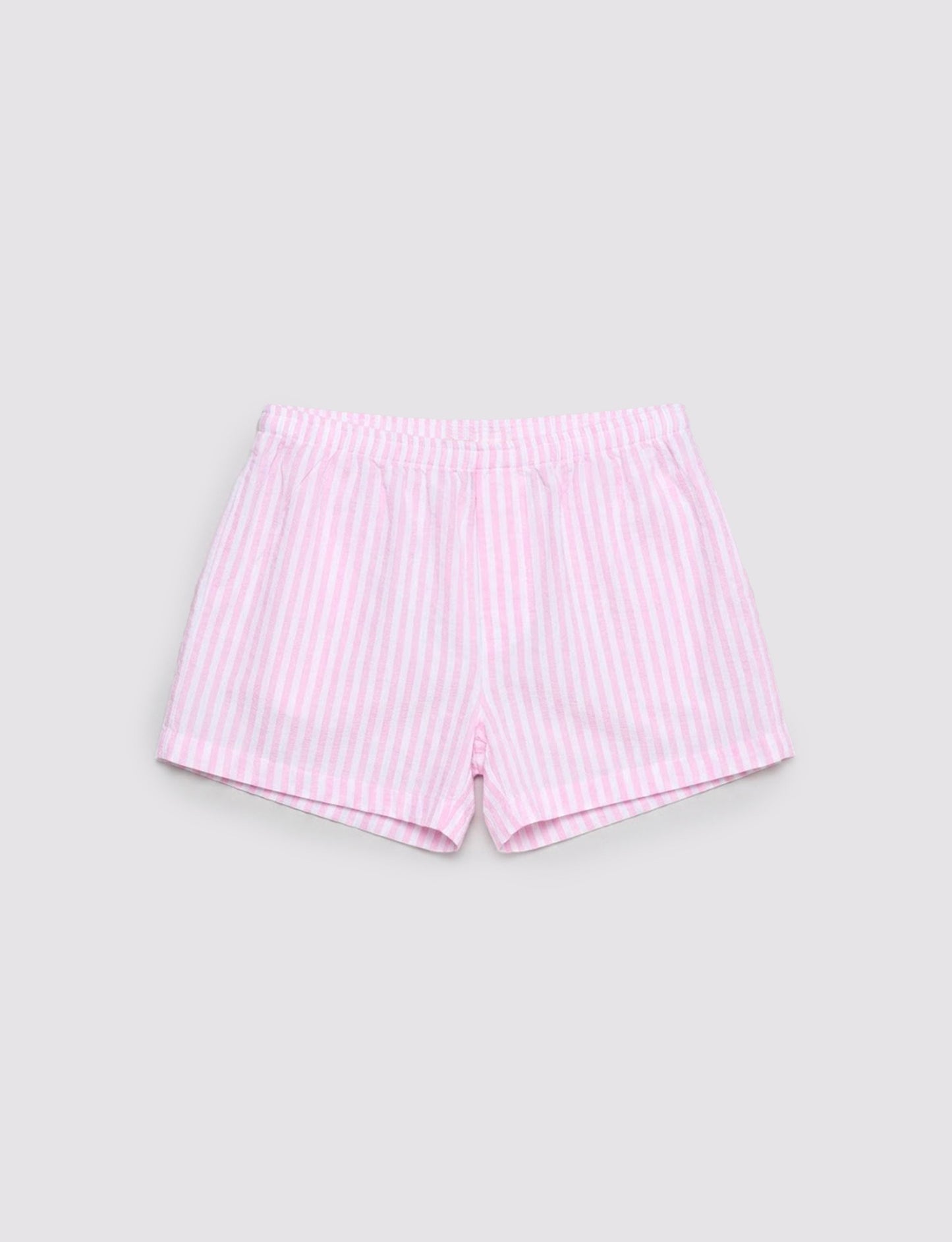 Short a righe rosa