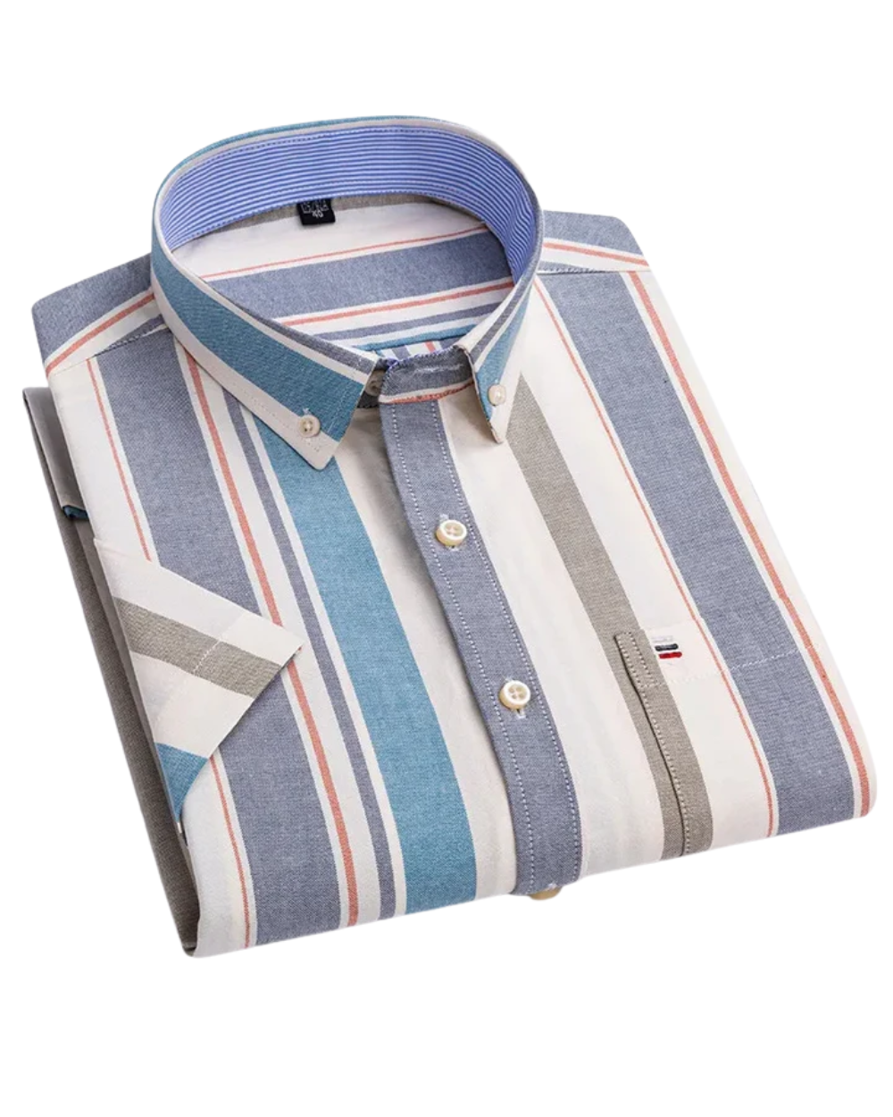Camisa elegante de algodón para hombre