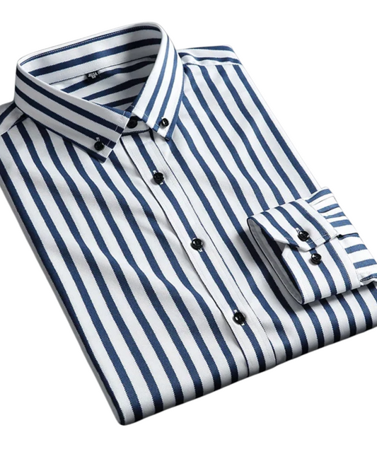 Camisa informal de rayas para hombre