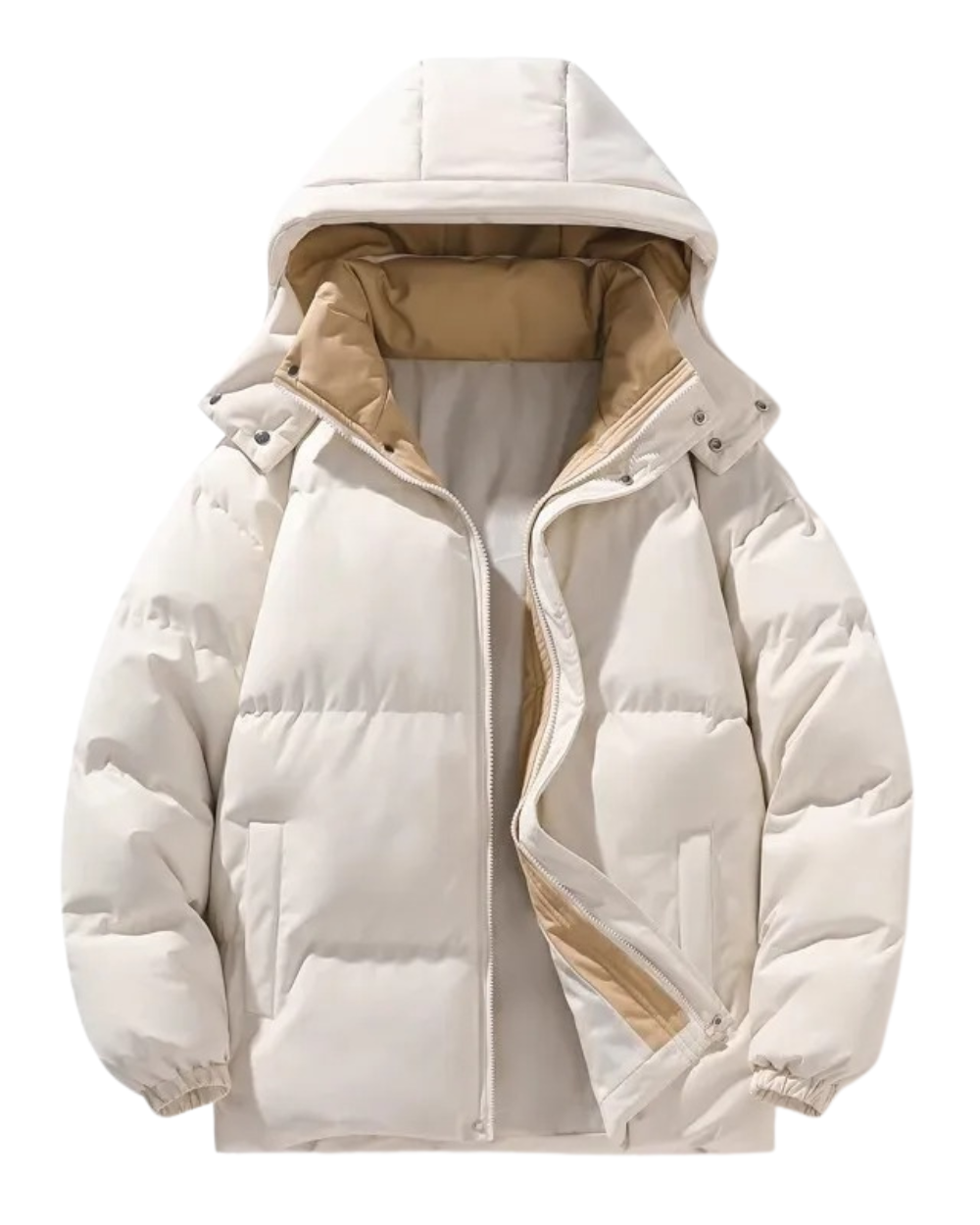 Chaqueta elegante con capucha para hombre