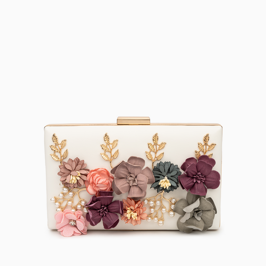 Bolso de Fiesta Juliet con Flores