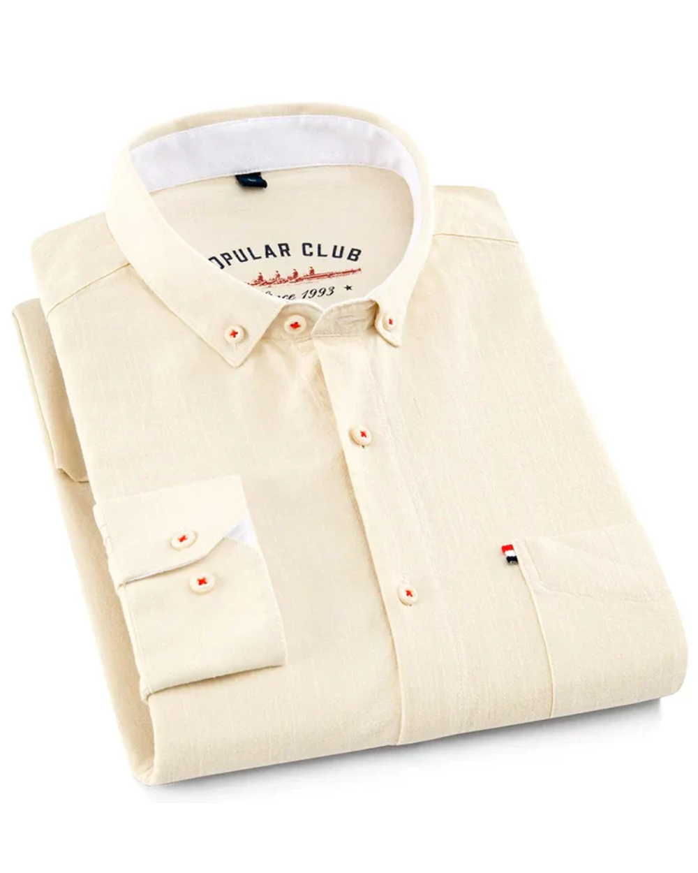 Camisa de lino de Saint-Tropez