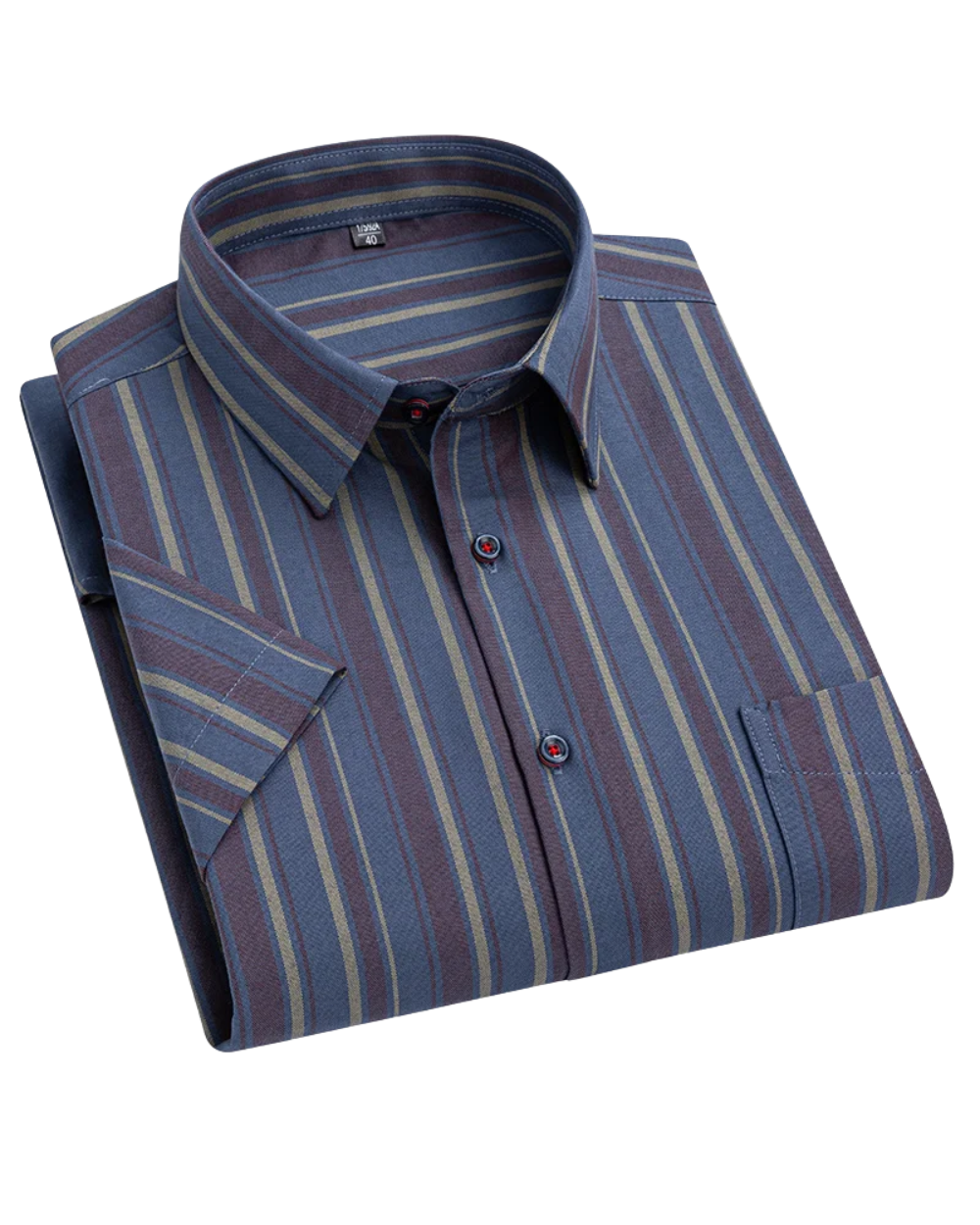 Camisa de algodón de manga corta