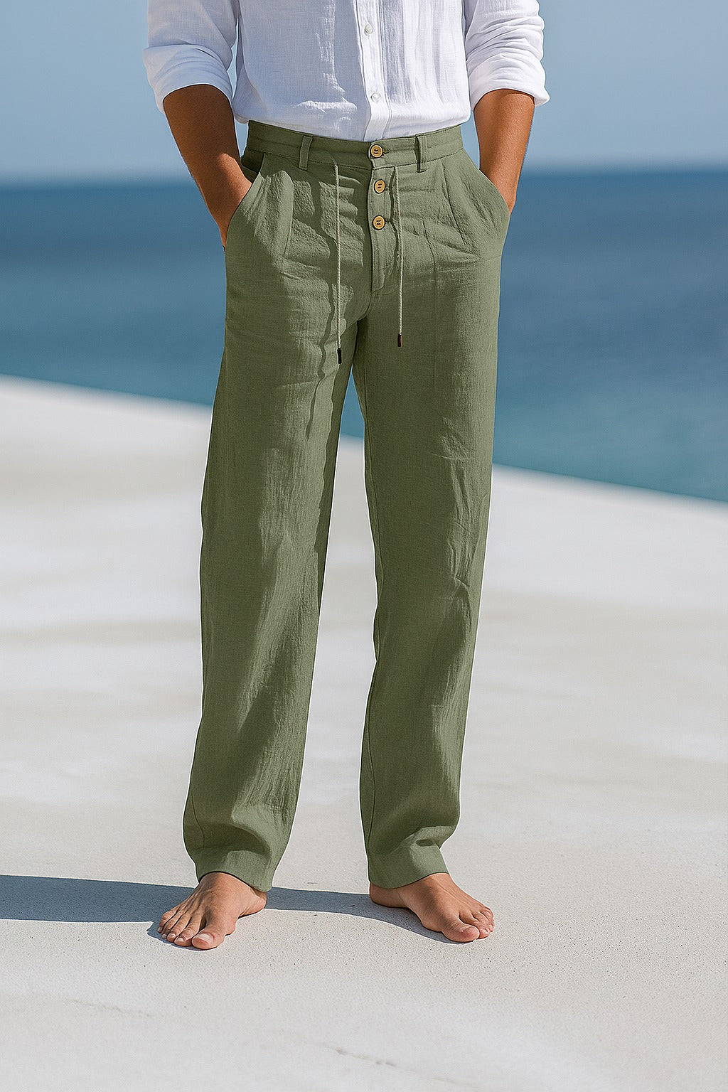 MATEO | Pantalón en Lino Ligero