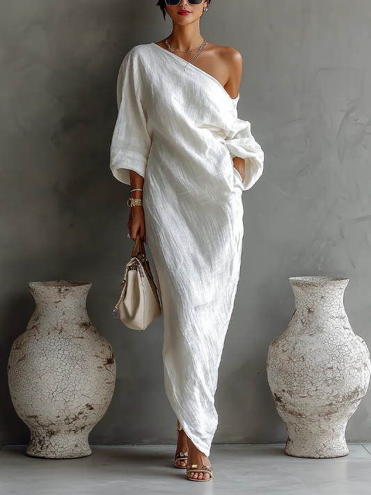 Elise™ | Bata maxi asimétrica y elegante