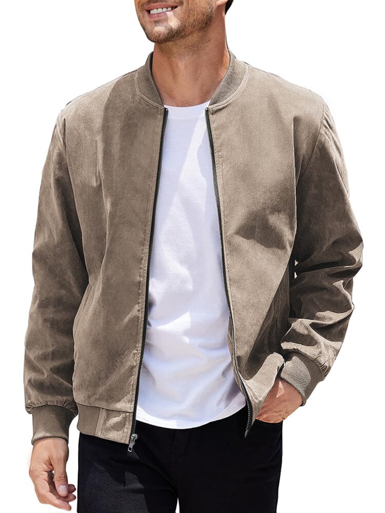 Chaqueta Bomber de Ante Vintage