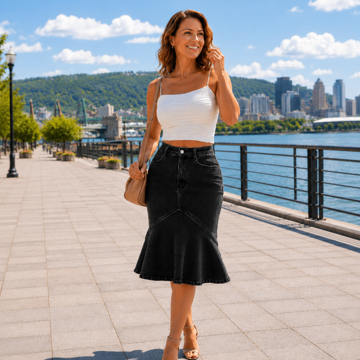 Ivessa™ | High Waisted Tummy Control Rok