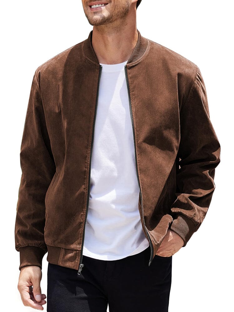 Chaqueta Bomber de Ante Vintage