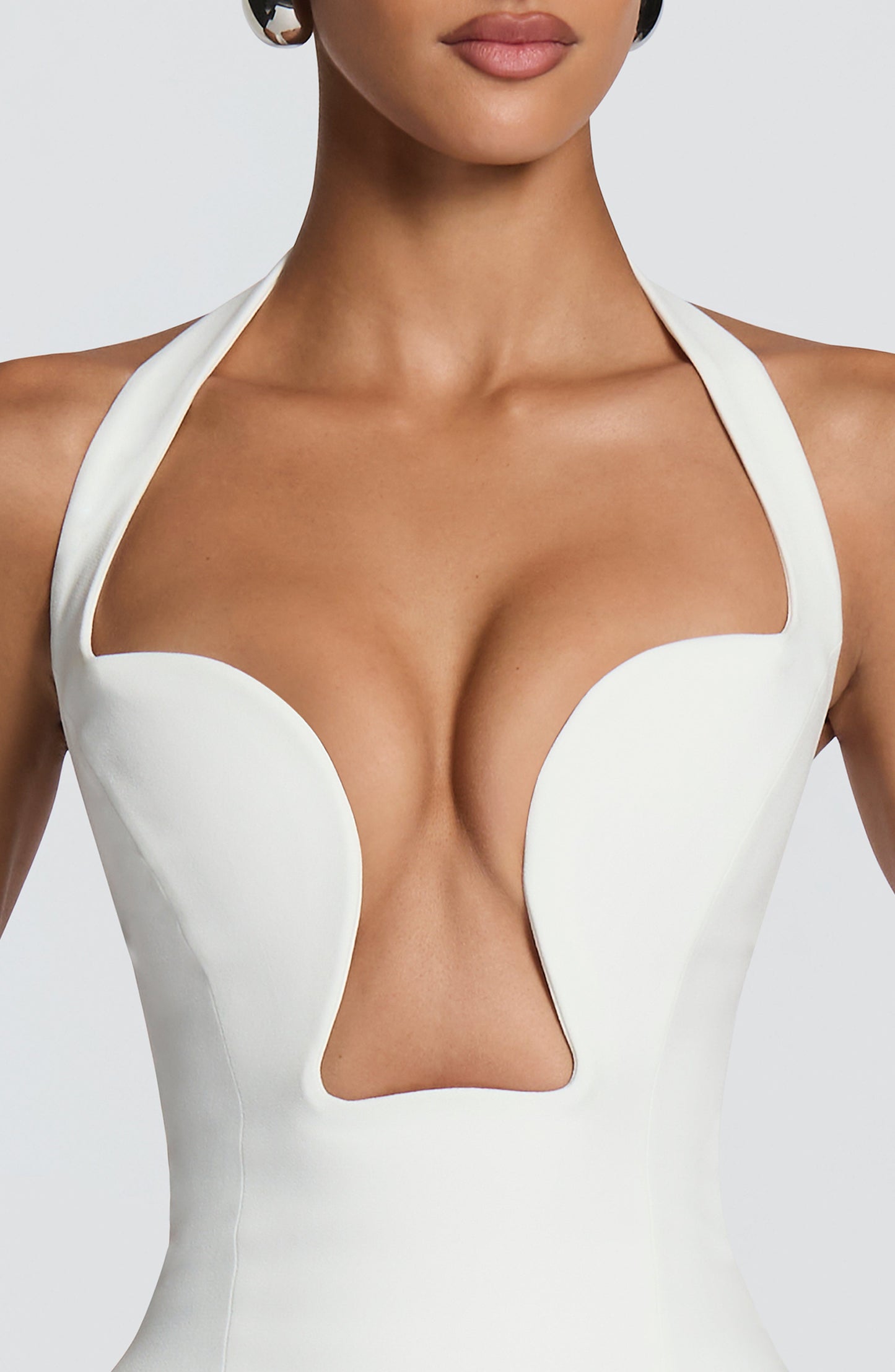 Pilar™ - Vestido Mini Bardot en Crêpe