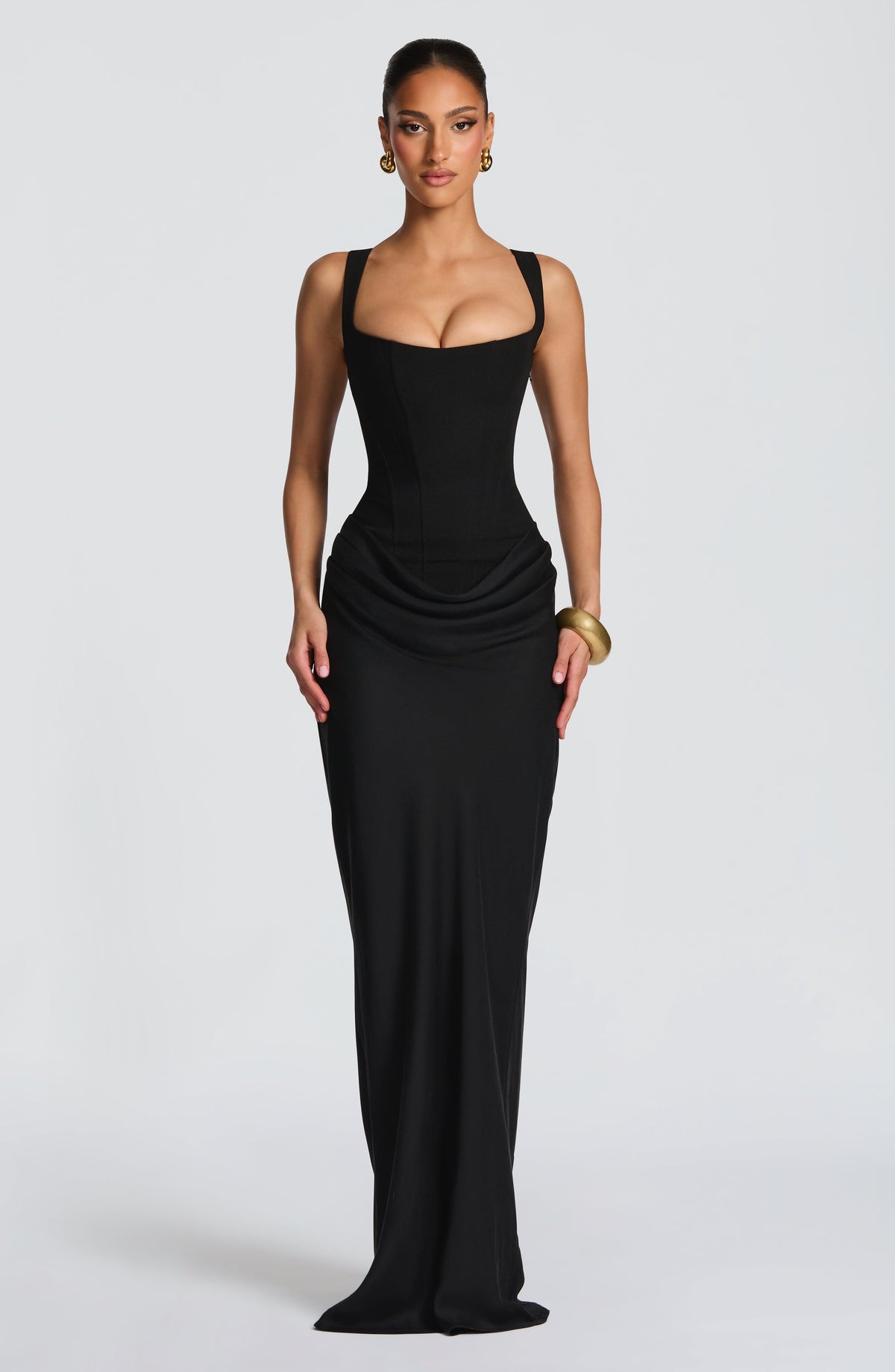 Denisa™ - Vestido Maxi de Sastrería Refinada