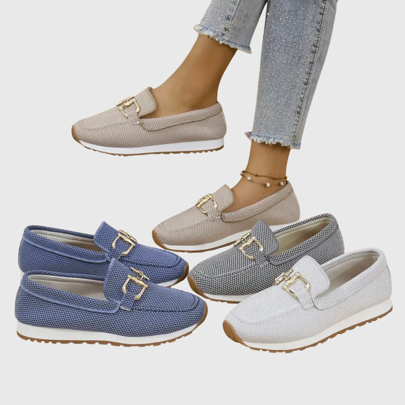 Lili - Zapatillas tipo mocasín ortopédicas