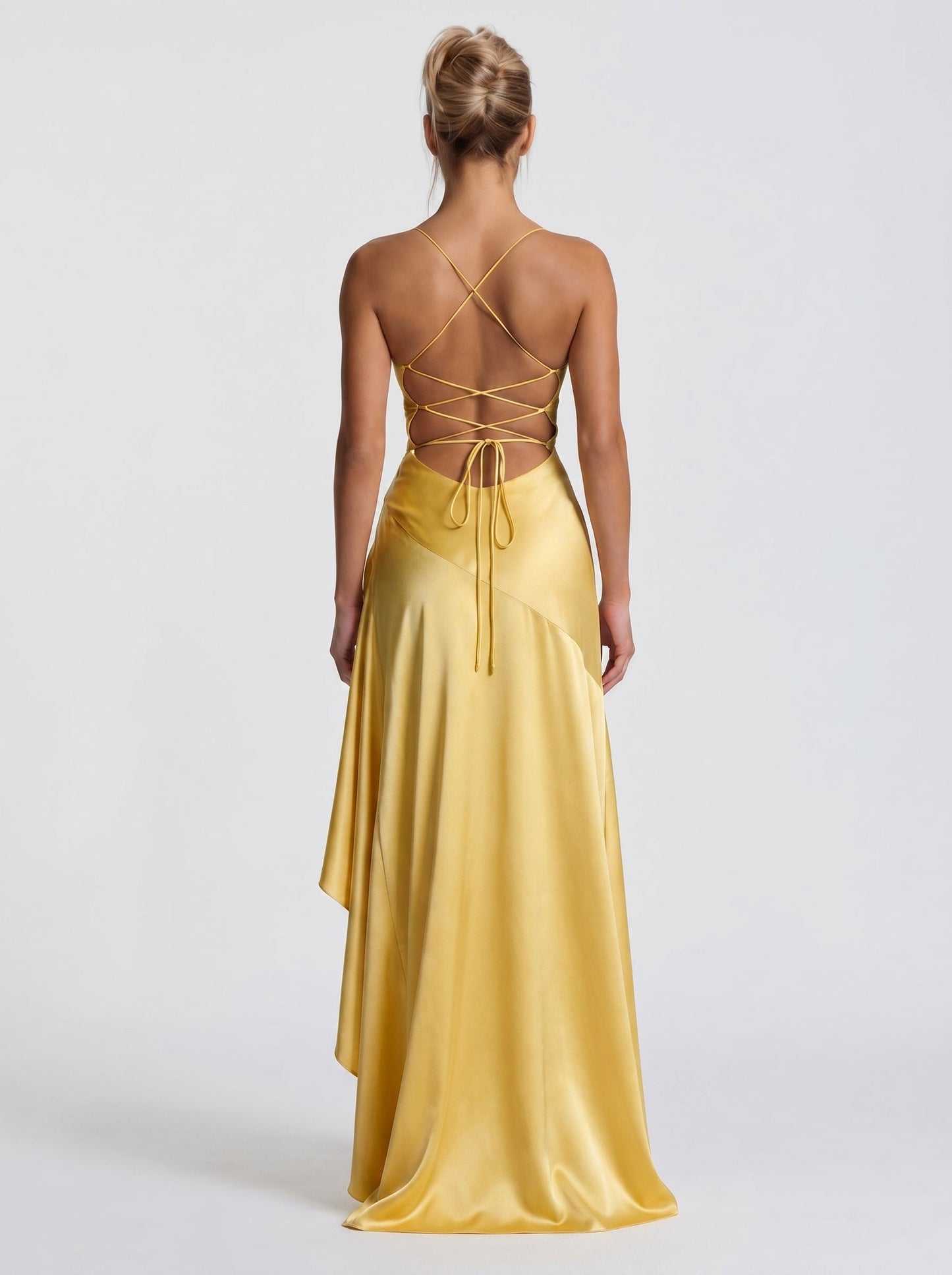 Renata™ - Vestido de Gala en Satén