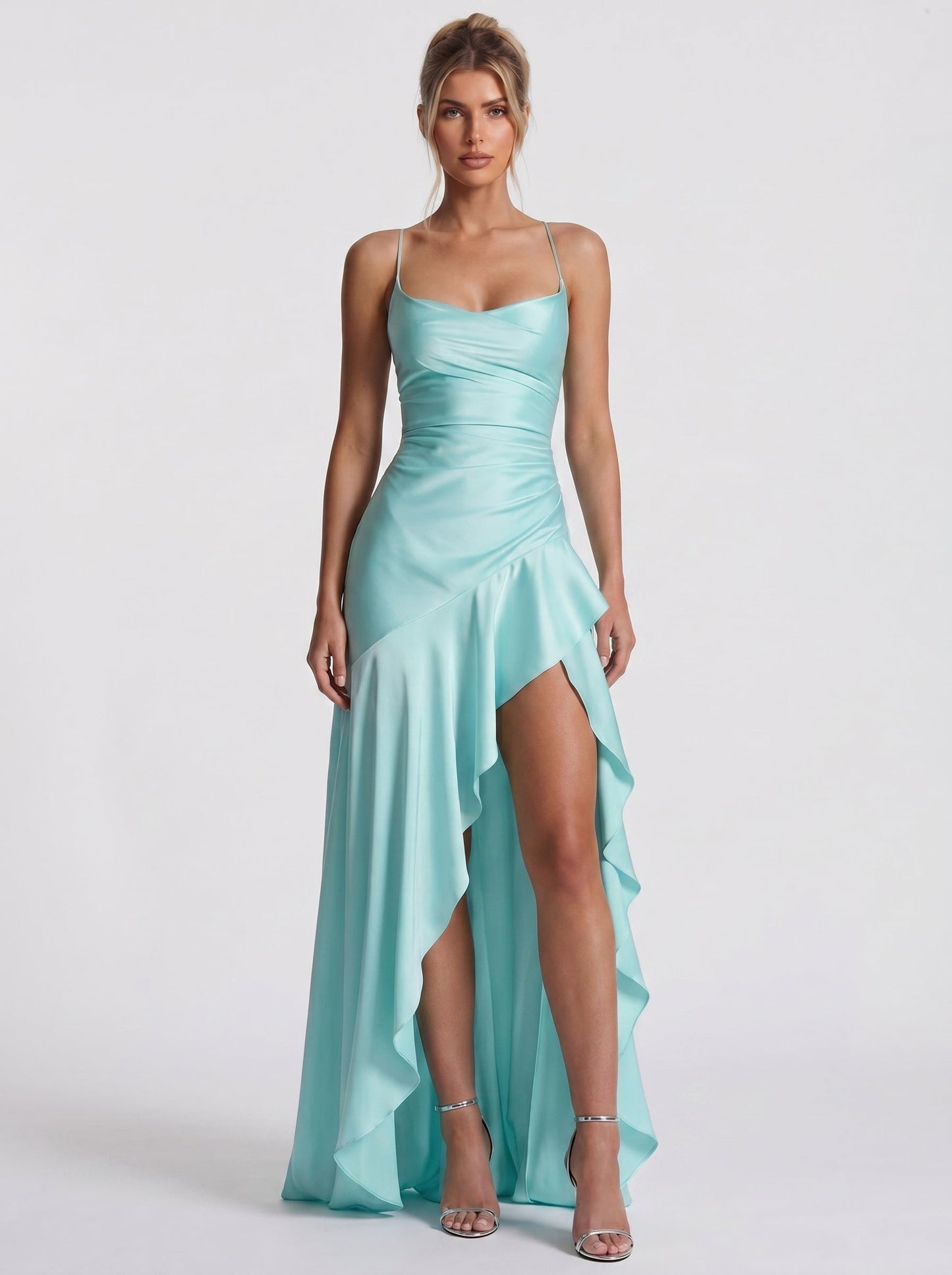 Renata™ - Vestido de Gala en Satén
