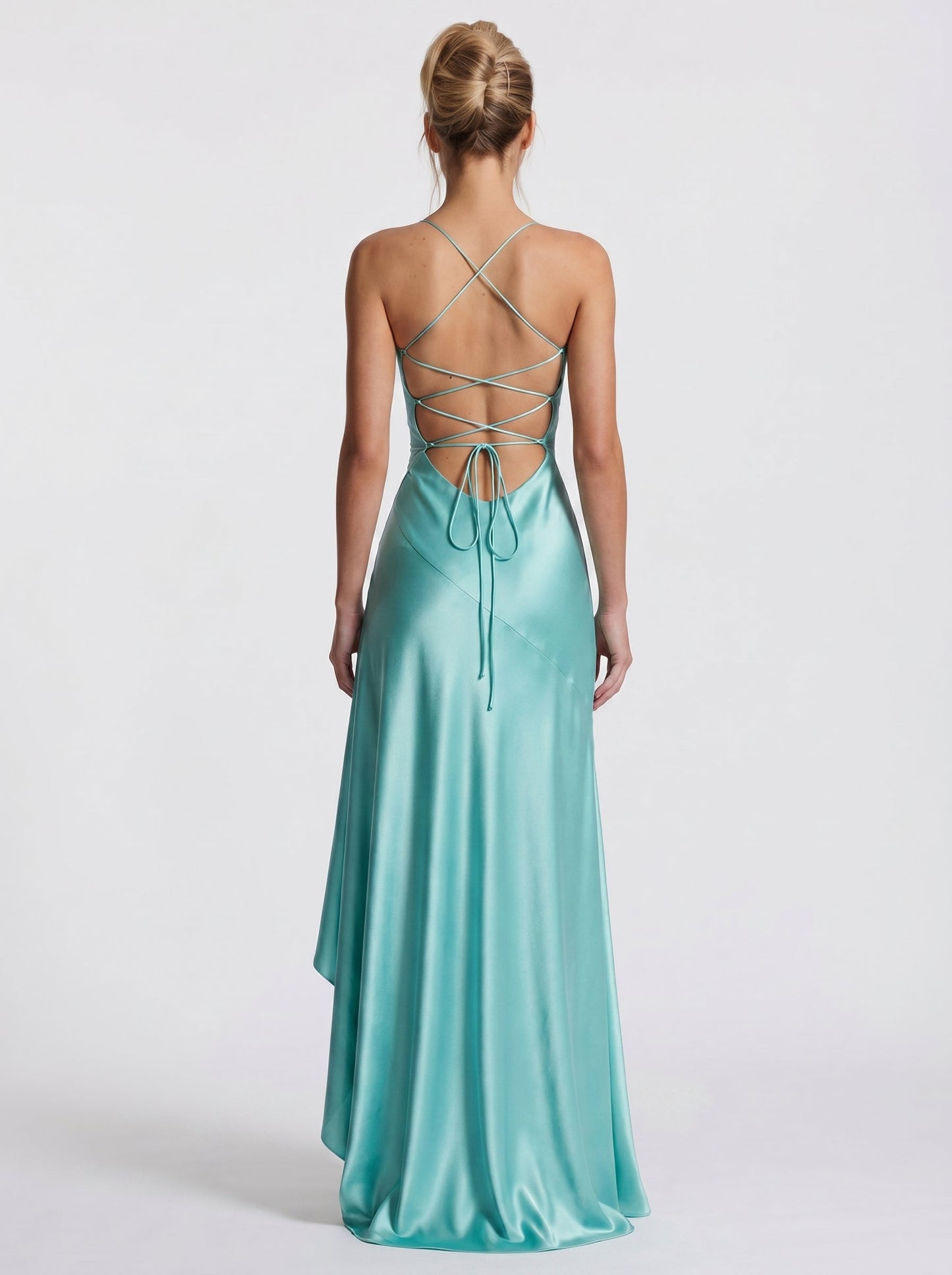 Renata™ - Vestido de Gala en Satén