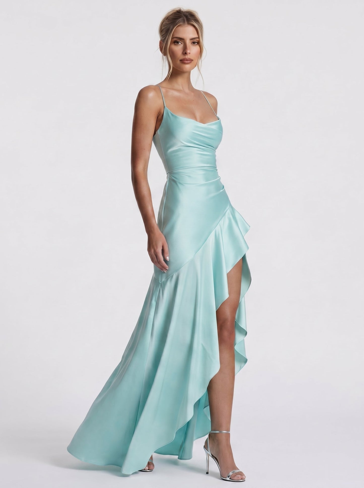 Renata™ - Vestido de Gala en Satén