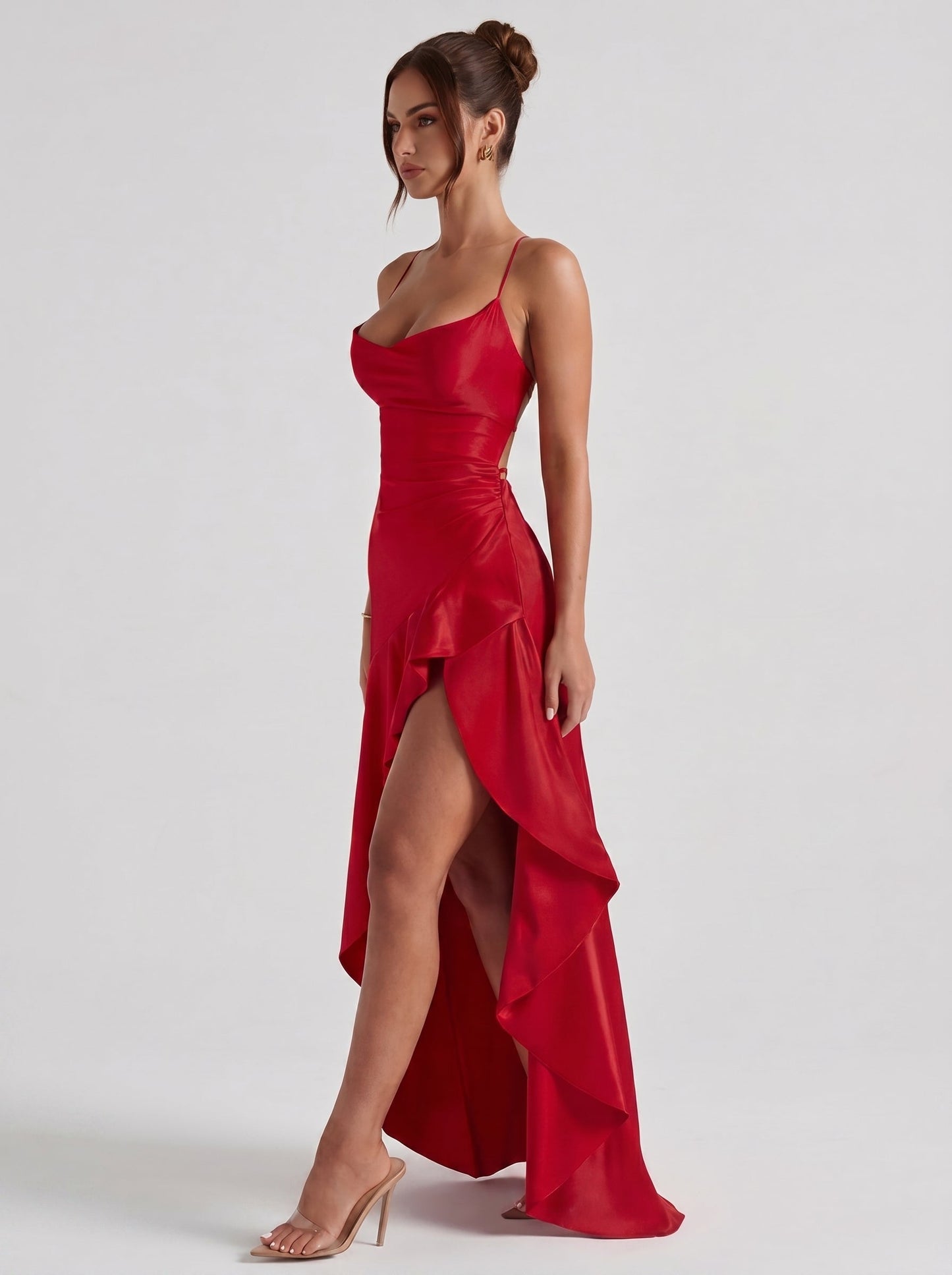 Renata™ - Vestido de Gala en Satén