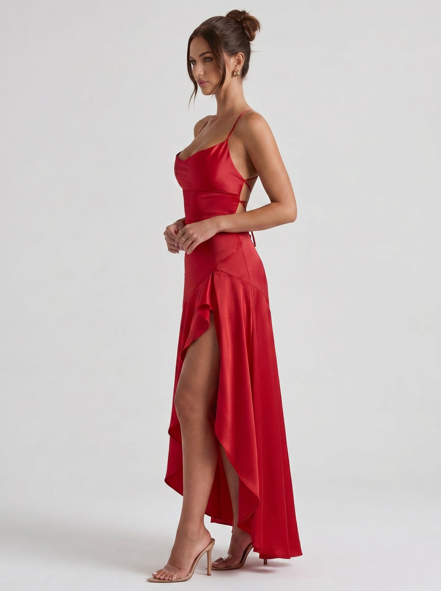 Renata™ - Vestido de Gala en Satén