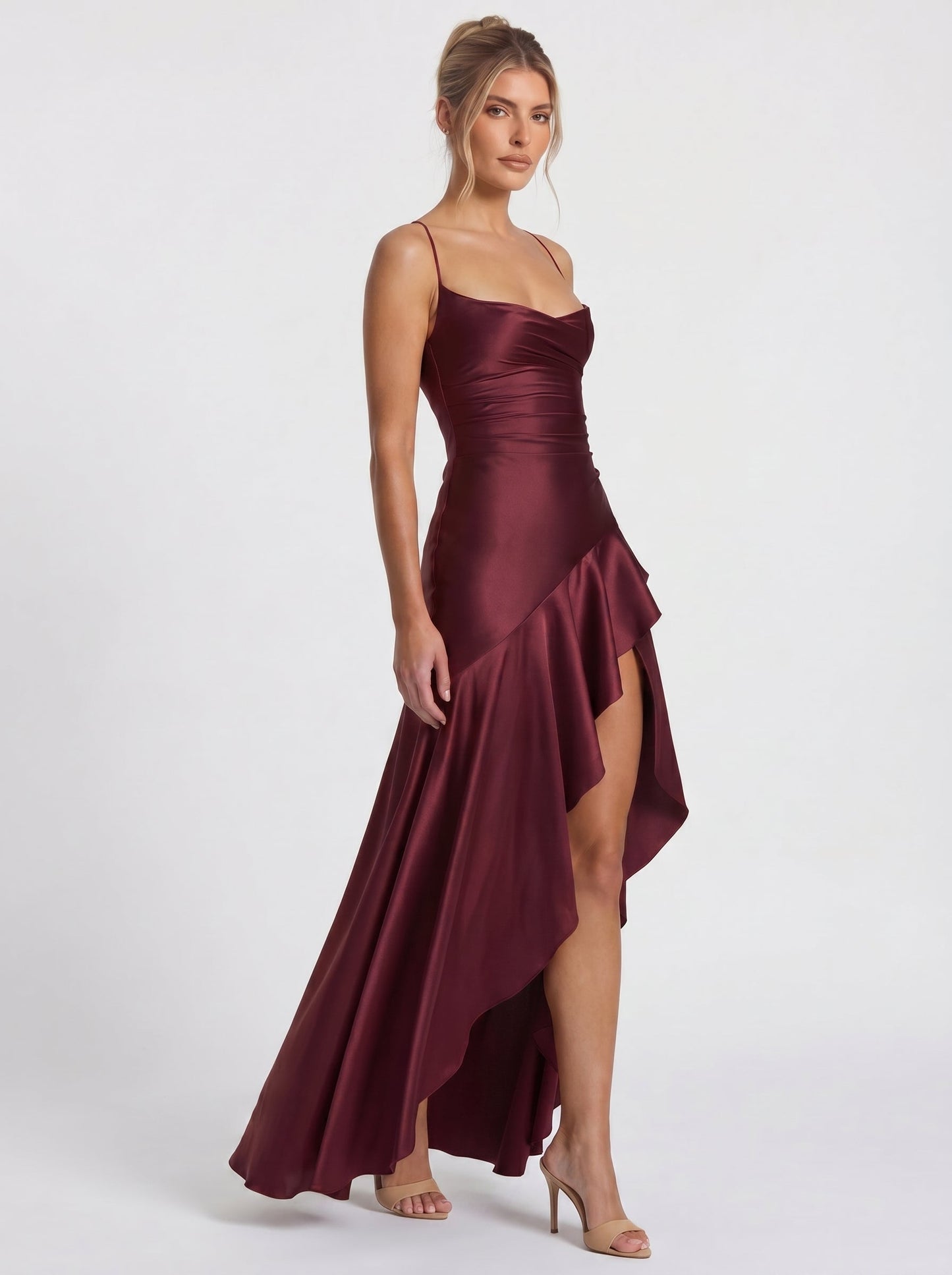 Renata™ - Vestido de Gala en Satén
