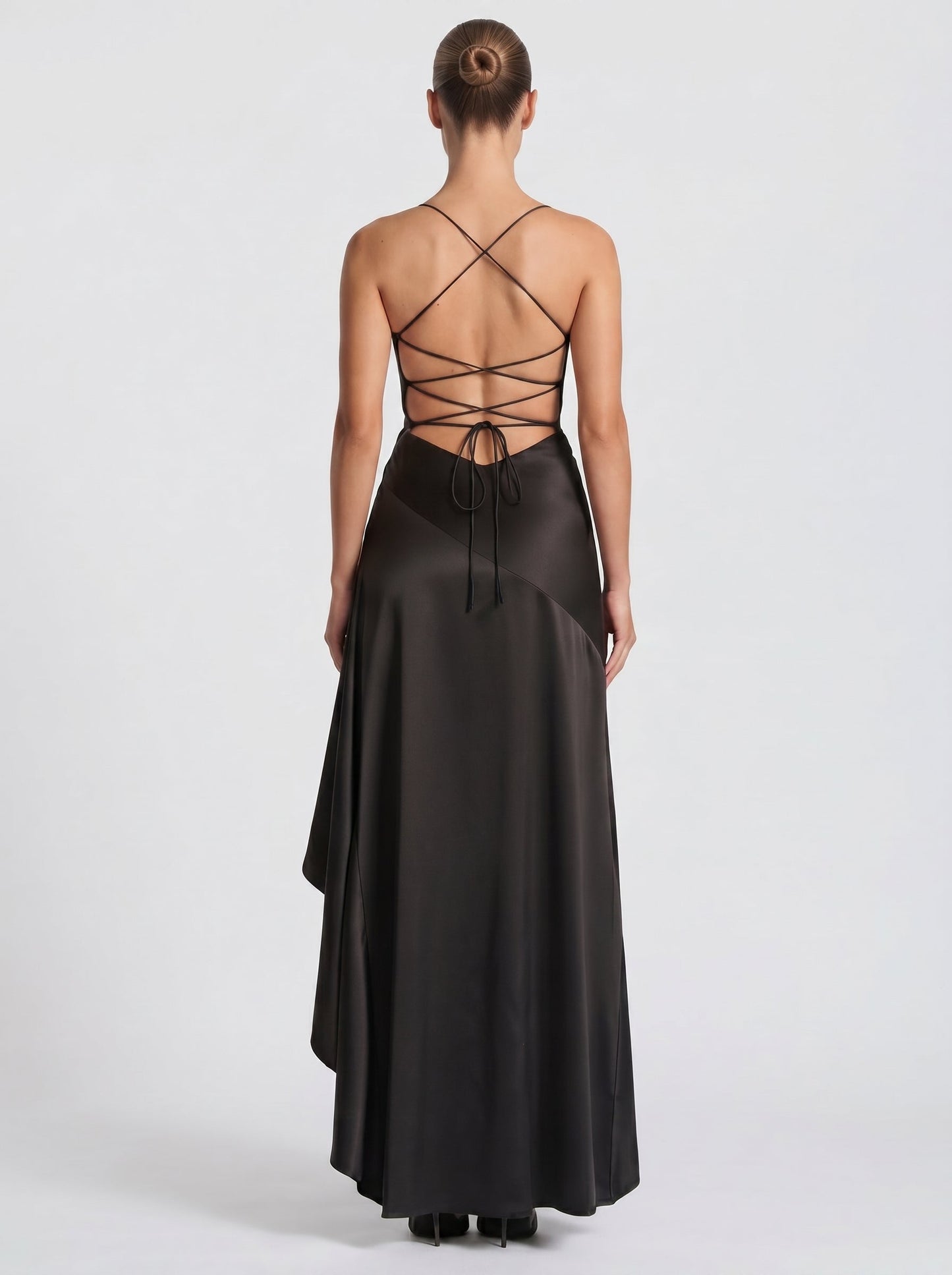 Renata™ - Vestido de Gala en Satén