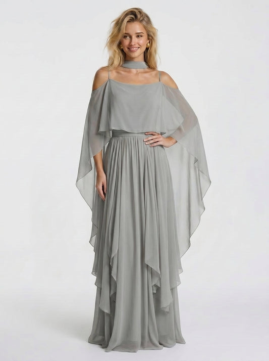 Isabela™ - Conjunto de Gala en Chiffon y Escote Bardot