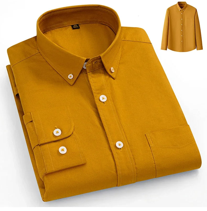 Camisa de algodón Oxford
