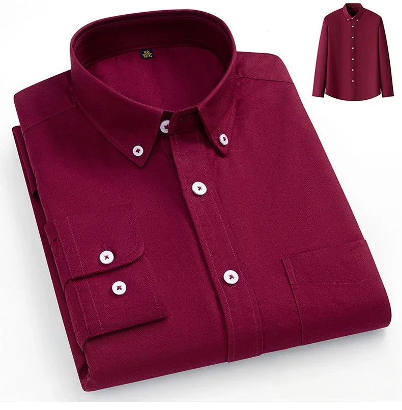 Camisa de algodón Oxford