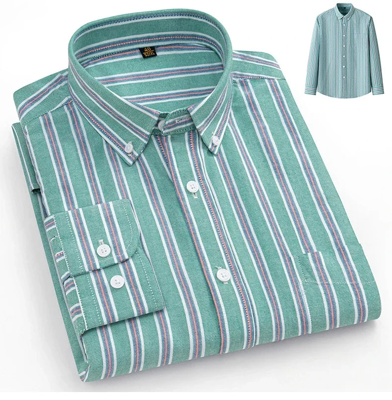 Camisa de algodón Oxford