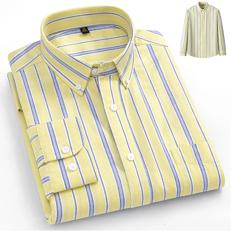 Camisa de algodón Oxford