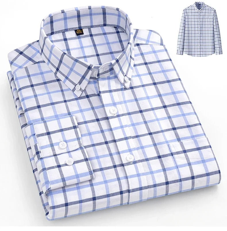 Camisa de algodón Oxford