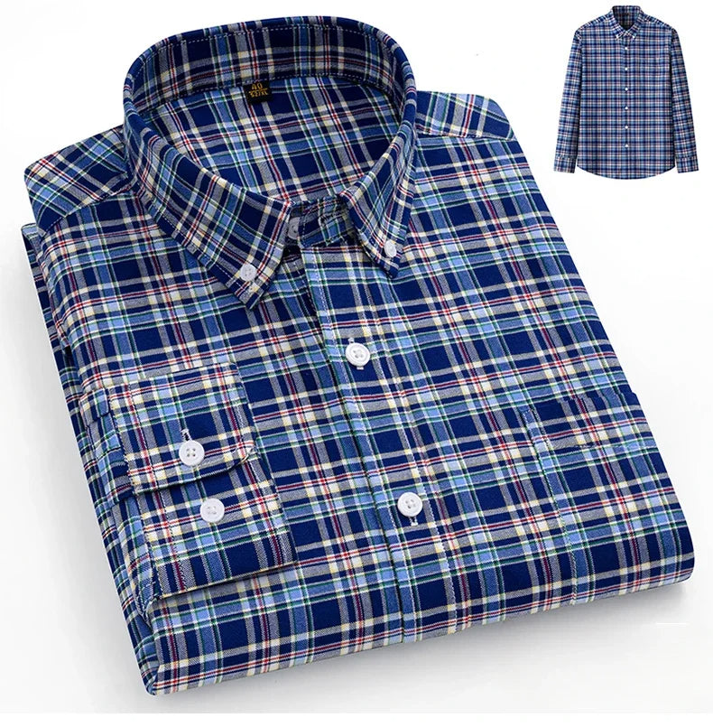 Camisa de algodón Oxford