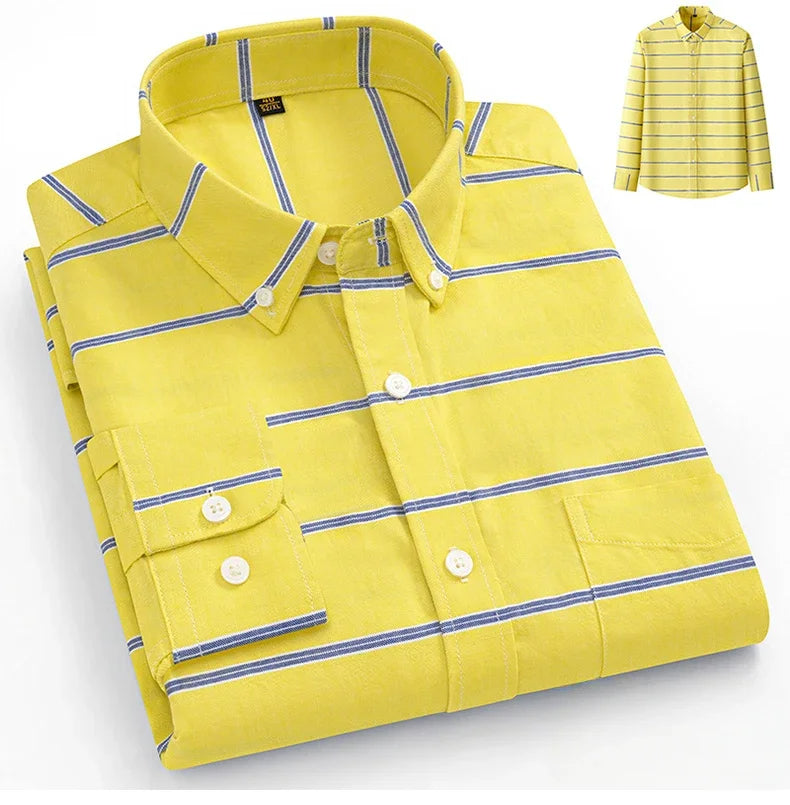 Camisa de algodón Oxford