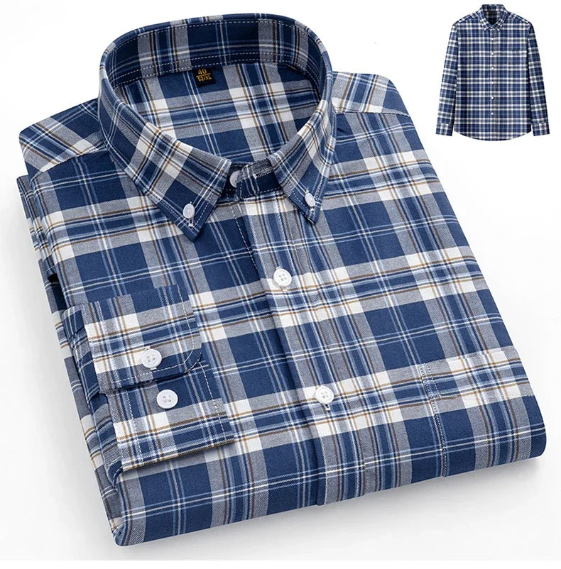 Camisa de algodón Oxford